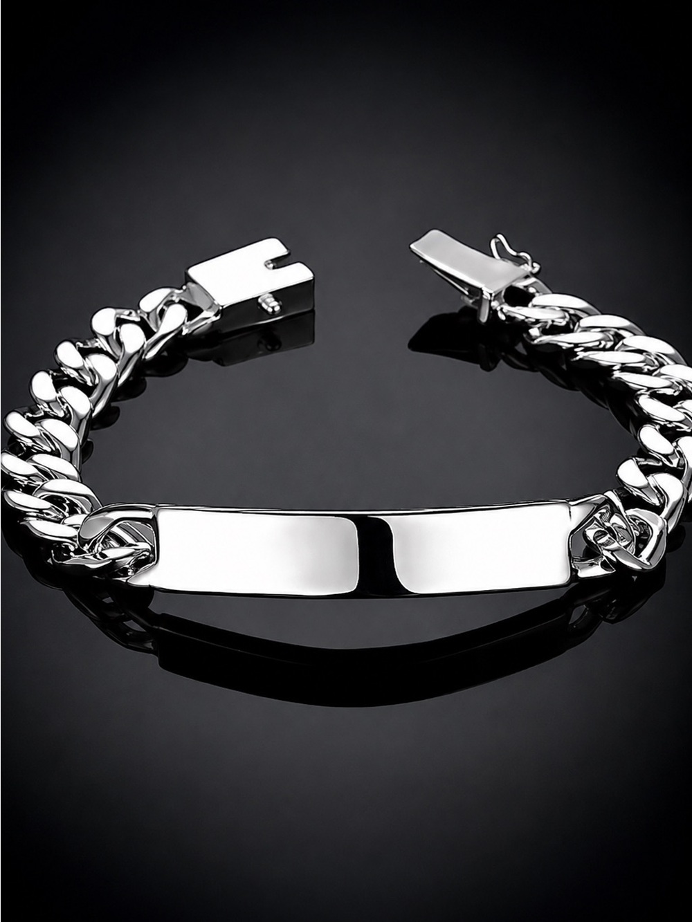 STERLING SILVER CHAIN BRACELET